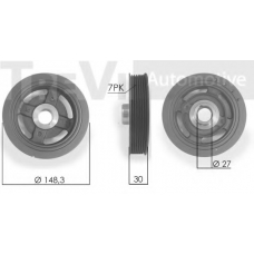 PC1096 TREVI AUTOMOTIVE Ременный шкив, коленчатый вал