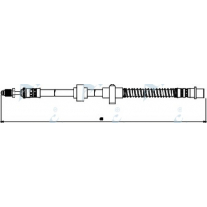 HOS3841 APEC Тормозной шланг