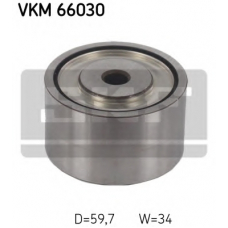 VKM 66030 SKF Паразитный / ведущий ролик, поликлиновой ремень