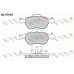 BL1781A3 FTE Комплект тормозных колодок, дисковый тормоз
