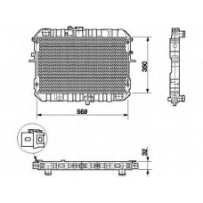 350213519000 MAGNETI MARELLI Охладитель, охлаждение двигателя