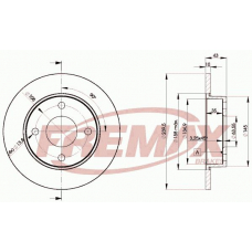 BD-1063 FREMAX Тормозной диск