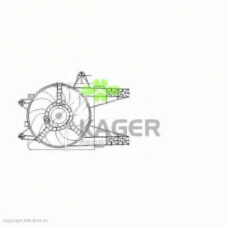 32-2139 KAGER Вентилятор, охлаждение двигателя