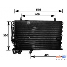 8FC 351 037-131 HELLA Конденсатор, кондиционер