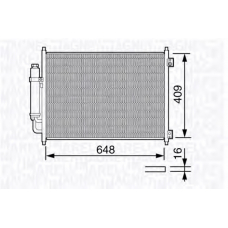 350203669000 MAGNETI MARELLI Конденсатор, кондиционер