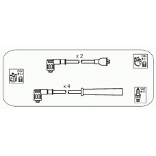 FS15 JANMOR Комплект проводов зажигания