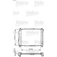 735158 VALEO Радиатор, охлаждение двигателя