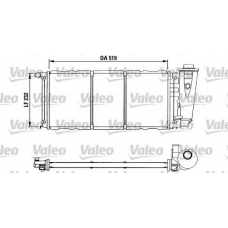 730840 VALEO Радиатор, охлаждение двигателя