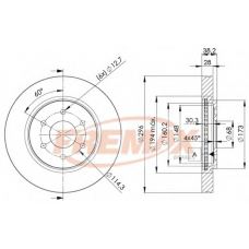 BD-4200 FREMAX Тормозной диск