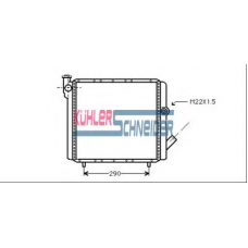 0901201 KUHLER SCHNEIDER Радиатор, охлаждение двигател