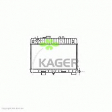 31-1387 KAGER Радиатор, охлаждение двигателя