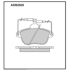 ADB2929 Allied Nippon Тормозные колодки