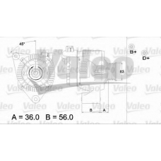 437187 VALEO Генератор