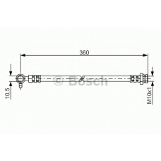 1 987 481 357 BOSCH Тормозной шланг