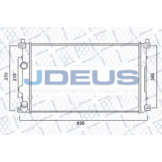 023M25 JDEUS Радиатор, охлаждение двигателя