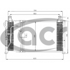 300426 ACR Конденсатор, кондиционер