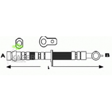 38-0724 KAGER Тормозной шланг