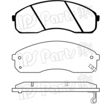 IBD-1K05 IPS Parts Комплект тормозных колодок, дисковый тормоз