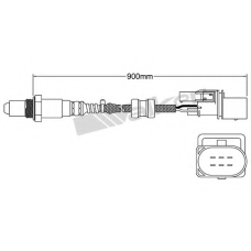 250-25003 WALKER Лямбда-зонд