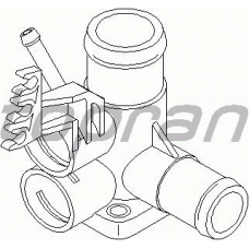 100 720 TOPRAN Фланец охлаждающей жидкости