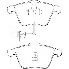 BP1356 QUINTON HAZELL Комплект тормозных колодок, дисковый тормоз