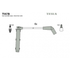 T567B TESLA Комплект проводов зажигания