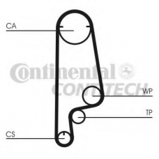 CT546 CONTITECH Ремень ГРМ