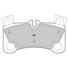 FBP-1830 FREMAX Комплект тормозных колодок, дисковый тормоз