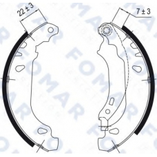 FO 9048 FOMAR ROULUNDS Комплект тормозных колодок