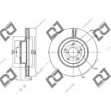 BD1409 DJ PARTS Тормозной диск