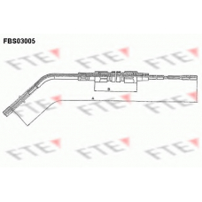 FBS03005 FTE Трос, стояночная тормозная система