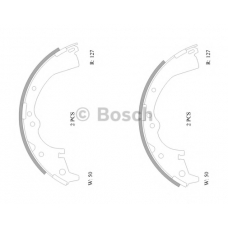 0 986 AB0 068 BOSCH Комплект тормозных колодок