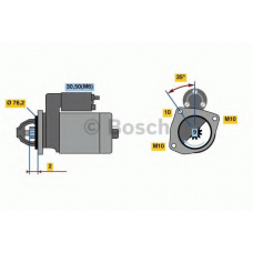 0 001 109 264 BOSCH Стартер