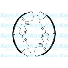 BS-5431 KAVO PARTS Комплект тормозных колодок