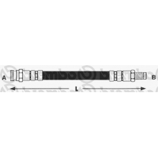T 61 101 BREMBO Тормозной шланг