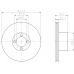 MDC396 MINTEX Тормозной диск