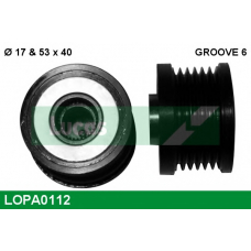 LOPA0112 TRW Механизм свободного хода генератора