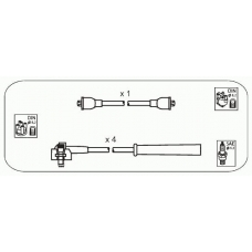 FS34 JANMOR Комплект проводов зажигания