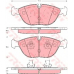 GDB1285 TRW Комплект тормозных колодок, дисковый тормоз