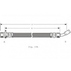 PHD162 TRW Тормозной шланг