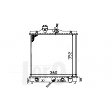018-017-0001 LORO Радиатор, охлаждение двигателя