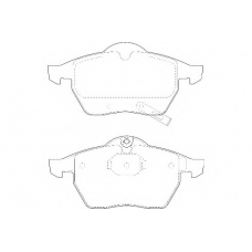 WBP21829A WAGNER LOCKHEED Комплект тормозных колодок, дисковый тормоз