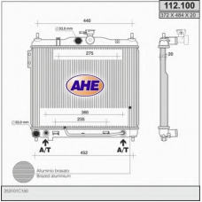 112.100 AHE Радиатор, охлаждение двигателя
