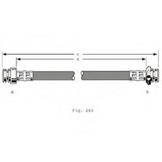 PHA364 TRW Тормозной шланг