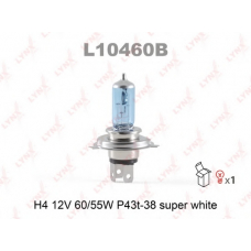 L10460B LYNX L10460b h4 12v 60/55w p43t-38 super white лампа автомоб. lynx