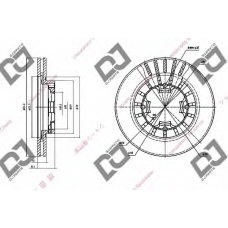 BD1549 DJ PARTS Тормозной диск