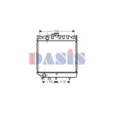 320010N AKS DASIS Радиатор, охлаждение двигателя