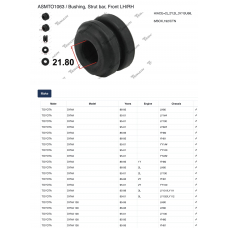 ASMTO1063 Tenacity Втулка тяги подвески