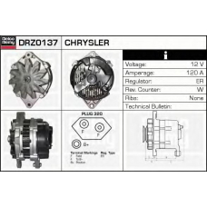 DRZ0137 DELCO REMY Генератор