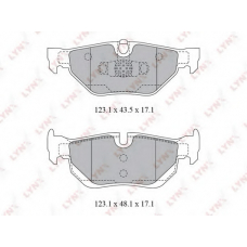 BD1420 LYNX Bd-1420 колодки тормозные задние bmw 1(e81-7) 1.6-3.0 03-12 / 3(e90-3) 1.6-2.5 05-11 / x1(e84) 1.6d-